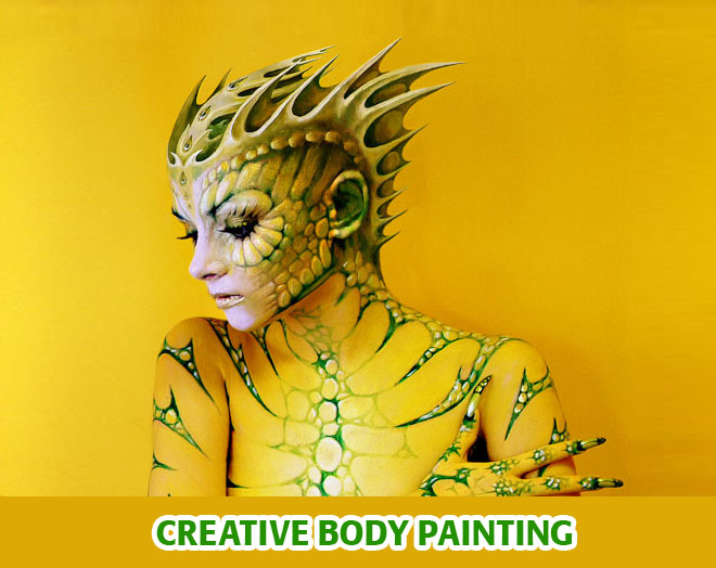 body painting art work world festival creative best beautiful award winning